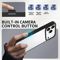 Coque de téléphone portable légère 2,0 MM anti-rayures et antichoc en TPU+PC pour iPhone 17 Pro Max 17 Air 16 15 14 Plus 13 Pro 12