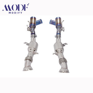 Pour Ferrari 296 GTB & Spider hybride rechargeable : système d'échappement en titane haute performance et pack de collecteur d'échappement à haut débit - Product Image 1