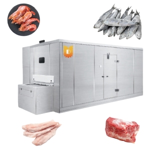 เครื่องแช่แข็งปลาแซลมอนแช่แข็งและอุโมงค์กุ้งแช่แข็งพร้อมมอเตอร์เป็นส่วนประกอบหลัก - Product Image 1