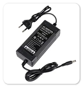 12V 5a Power adapter 12V 5A 60W AC/DC adaptor White Black power supply 12V 5A AC DC adapter 12v for cctv