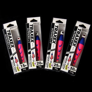 NOUVEAU OEM Squid Bait 15 #   20 #   25 #   30 #   Leurre de pêche en bois en forme de <span class=keywords><strong>pieuvre</strong></span> lumineuse, simulation de crevette, pour la pêche en mer, jigs, matériel de pêche, <span class=keywords><strong>mini</strong></span> leurre de pêche - Product Image 6