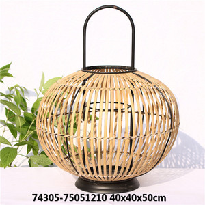 Factory Direct Sale Retro Handmade Rattan Bamboo And Wood Weaving Wind <strong>Lanterns</strong> And New Chinese Ornaments - Product Image 2