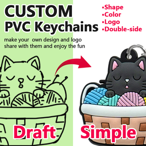 スタイリッシュな悪魔を追う女性の乗組員を描いたクリエイティブな3D PVC KPOPキーホルダーカスタムギフト小売セット一括配布 - Product Image 5