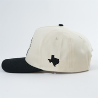 Casquettes de baseball 100% coton 5 panneaux structurés deux tons chapeaux de baseball bicolores un cadre casquettes deux tons casquette de sport chapeau