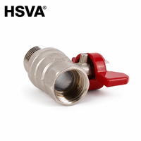 Vanne à boisseau sphérique en acier inoxydable avec poignée papillon, filetage mâle/femelle PN16 1/2"-2", OEM pour l'eau, l'huile et le gaz