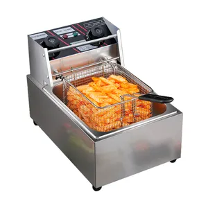High Quality 6L Commercial Electric Deep Fryer Potato Chips Electric Fryer