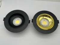 15W LED Downlight 4CCT SMD RA90 İzolesiz AC110-265V Gömme Tavan Lambası 95mm Kesim Ölçüsü