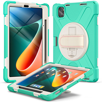 Coque de protection renforcée antichoc pour Xiaomi, support pivotant à 360 degrés, étui de tablette de défense antichocs pour Mi Pad 5, Mi 5 Pro