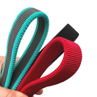 Sangle élastique en maille douce personnalisée de 1 pouce, haute élasticité, pour laisse de chien