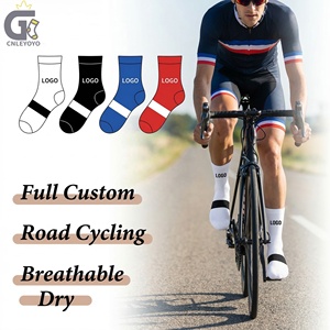 GENKE Calzini Professionali Personalizzati Traspiranti per Ciclismo, Uomo e <span class=keywords><strong>Donna</strong></span>, Calzini Sportivi per Corsa e Ciclismo - Product Image 1