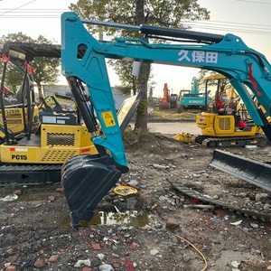 รถขุดไฮดรอลิกขนาดเล็ก Kubota KX135 ของแท้จากญี่ปุ่น รถตีนตะขาบมือสอง เครื่องจักรก่อสร้างขนาดกะทัดรัด ประสิทธิภาพสูง - Product Image 4