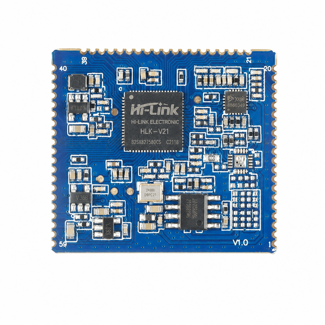 V21 AI Smart Offline Voice Recognition Module Dual Mic Noise Reduction Low Power Voice Control Switch