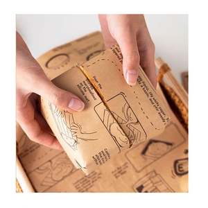 กระดาษไขเกรดอาหารสำหรับห่อเบอร์เกอร์ สีขาวล้วน พิมพ์โลโก้ตามสั่ง กระดาษไขกันน้ำมันสำหรับแซนวิช แบบกำหนดเองได้ - Product Image 6