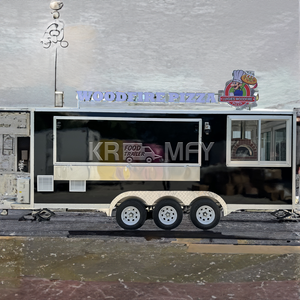 China multifunción móvil café comida rápida remolque móvil Hot Dog Pizza barbacoa camiones de comida con cocina completa para la venta - Product Image 6