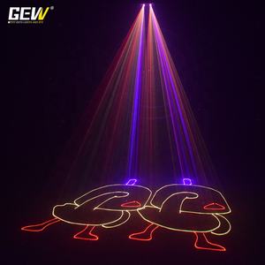GEVV-proyector de luz láser de 2 cabezales para <span class=keywords><strong>DJ</strong></span>, proyector de rayo RGB para animación, espectáculo de luz para discoteca y Club nocturno - Product Image 5