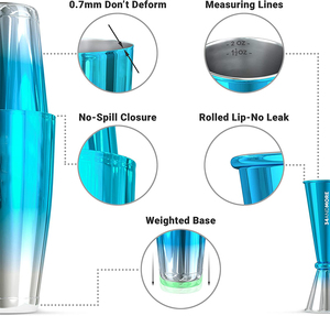 Kit de barman en acier inoxydable Accessoires de bar avec support pour Re:Find Tom's Town Beluga <span class=keywords><strong>Hanson</strong></span> of Sonoma - Product Image 3