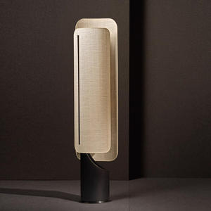 Lampe de sol moderne simple et créative, nouvelle lumière de luxe zen, lampe de bureau décorative avec source de lumière LED, corps en métal - Product Image 1
