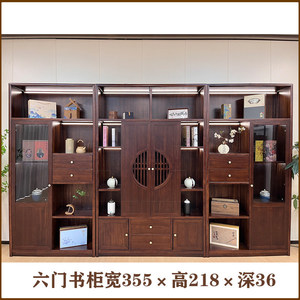 Wenge <b>Wood</b> Executive Desk <b>Solid</b> <b>Wood</b> With Drawers Storage Cabinet Office Furniture - Product Image 4