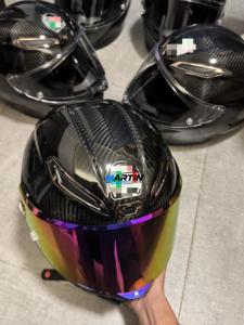<span class=keywords><strong>Casque</strong></span> intégral en fibre de carbone ultra-léger, <span class=keywords><strong>casque</strong></span> de moto tout carbone pour hommes et femmes, toutes saisons, pour AGV Pista - Product Image 4