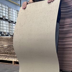 Exterieur Waterdichte Dunne Beige Leistenen Tegel Natuurlijke Mcm Steen Kunstmatige Flexibele Stenen Muur Travertijn Zachte Steen Voor Villa - Product Image 1