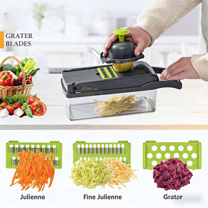 Mandoline à lame en acier inoxydable pour couper les légumes, hacher les <span class=keywords><strong>carottes</strong></span> et le chou, et préparer des salades en cuisine - Product Image 2