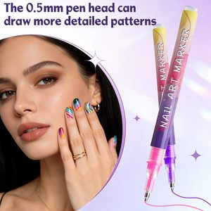 Wholesale Price Nail Art Marker 0.5mm Graffiti <b>Pen</b> 12 Colors Acrylic <b>Paint</b> Coloring <b>Pen</b> Drawing DIY Quick-drying Nail Oil <b>Pen</b> - Product Image 3