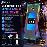 El Mejor Espejo con Pantalla Táctil para Cabina de Fotos de Bodas, Espejo con Pantalla Táctil de 65 Pulgadas para Cabina de Fotos en Venta