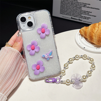 Élégant avec chaîne 3 en 1 hybride pour ZTE BLADE A51 A33S A53 avec étui de téléphone antichoc à nœud papillon
