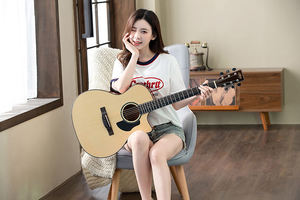 Chine usine guitares en bois de haute qualité 41 pouces <span class=keywords><strong>guitare</strong></span> acoustique GA corps <span class=keywords><strong>guitare</strong></span> acoustique fabricant pour la vente en gros - Product Image 2