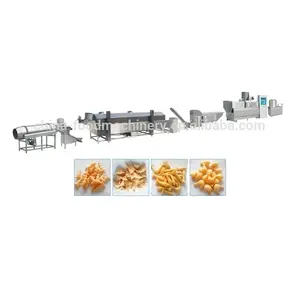 Máquina de producción de bocadillos hinchados no fritos crujientes nutricionales, equipo de producción, línea de productos, línea de alimentos de proceso de alimentos