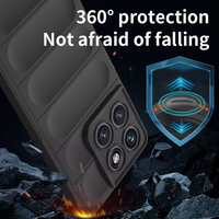 Coque de téléphone souple en TPU avec protection antichoc des coins, compatible avec la charge sans fil, pour Motorola Edge 70 Fusion, coque arrière de luxe