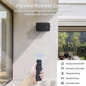 Altavoces Bluetooth para Exteriores Inwa de 400W, Altavoz Activo y Pasivo para Montaje en Pared - Product Image 3