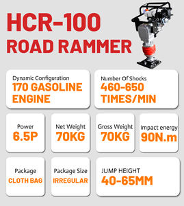 Honda nóng bán 80kg sắt Đầm rammer với hiệu quả động cơ và động cơ thành phần cốt lõi - Product Image 6