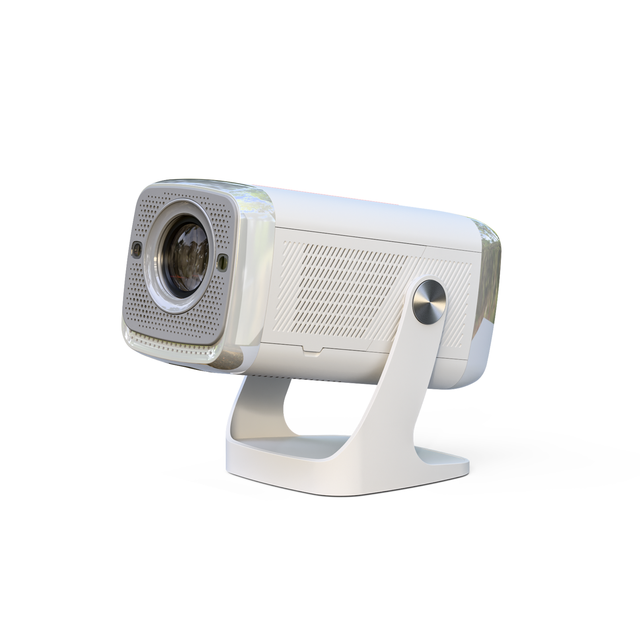 True 600 ANSI Lumens LED Home Projector with 1080P Android 12 HIFI Stereo Bright Sunlight Viewing