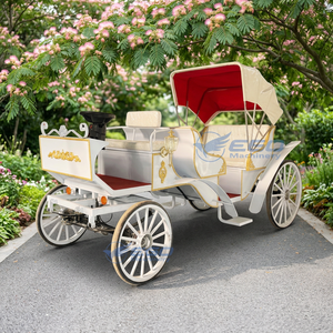 Carruaje de Caballos para Bodas de Princesas/Fabricante de Carruajes Victoria/Carruaje Eléctrico sin Caballos para Turismo en Venta - Product Image 1