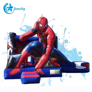Thương mại juegos inflables Combo bouncy nhà trượt trẻ em Inflatable <span class=keywords><strong>Spider</strong></span> người đàn ông nhảy lâu đài ngoài trời Inflatable <span class=keywords><strong>Bouncer</strong></span> - Product Image 2