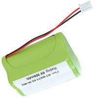 Аккумуляторная батарея AA 6V 900мАч NiMH, сменная, перезаряжаемая, для медицинских приборов, уличных светодиодных фонарей, солнечных светильников, пультов ДУ, игрушечных машинок, радиоуправляемых моделей