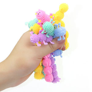 Juguetes <span class=keywords><strong>de</strong></span> cápsula TPR bola peluda suave juguete largo puntiagudo <span class=keywords><strong>gusano</strong></span> elástico bola sopladora para niños regalo juguete suave para mascotas nuevo diseño lindo Rab - Product Image 6