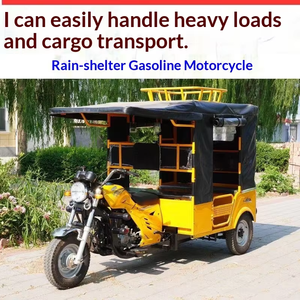 Tuk Tuk de Pasajeros, Diseño Espacioso con Múltiples Asientos, Taxis de 3 Ruedas con Mesa y Gran Distancia al Suelo para Transporte Urbano - Product Image 4