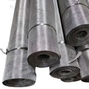 Preço de fábrica 3 5 10 20 50 Microns Ss304 filtro de aço inoxidável tela de arame metálico