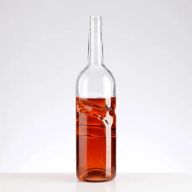 Manufacturers God's Hand creative 750ml fine white glass silk mouth wine vodka whiskey glass bottles