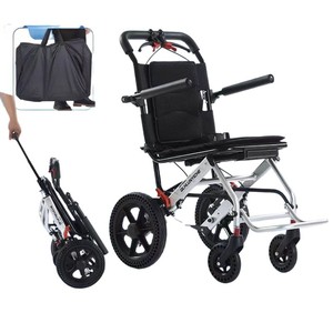 Silla de ruedas manual para un fácil embarque Silla de ruedas manual plegable con cómodos reposabrazos - Product Image 1