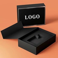 Boîte cadeau magnétique de style livre, logo personnalisé, luxe écologique, papier kraft, revêtement UV, emballage haut de gamme pour les produits de marque