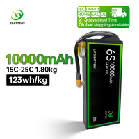 Prix d'usine 4S 10000mAh Lithium Ion Battery Pack 25C Rechargeable pour Drones