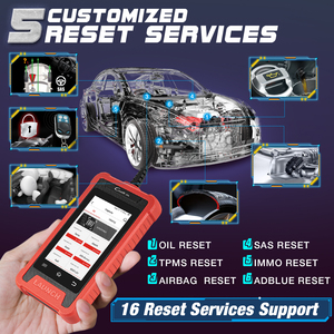 Herramienta de Diagnóstico OBD2 LAUNCH X431 CRE205, Funciona con Sistema ABS, Airbag, SRS, EPB, Aceite, TPMS, SAS, 16 Servicios de Reinicio, Similar a <span class=keywords><strong>CRP129E</strong></span>, Escáner OBD para Automóviles - Product Image 3