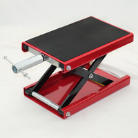 Table élévatrice à ciseaux pour moto, cric manuel pour levage de moto, plateforme de réparation de moto pour l'entretien en atelier