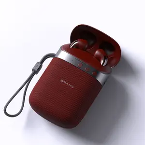 OEM לוגו התאמה אישית HIFI סטריאו קול מובנה ב-אוזן אוזניות עם מיקרופון קטן רמקול