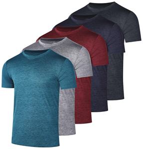 Camiseta de compresión gruesa Oem, camisetas de manga corta para hombre, camisetas de gimnasio, transpirables, para correr, de secado rápido, camisetas de entrenamiento para hombre - Product Image 1