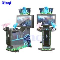 Machine de jeu d'arcade de tir à la carabine transformable à 2 joueurs avec écran de 42 pouces à pièces