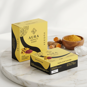 สบู่ AURA บิวตี้ โคจิก แอซิด ไวท์เทนนิ่ง บาร์ 170 กรัม สำหรับทุกสภาพผิว - Product Image 3
